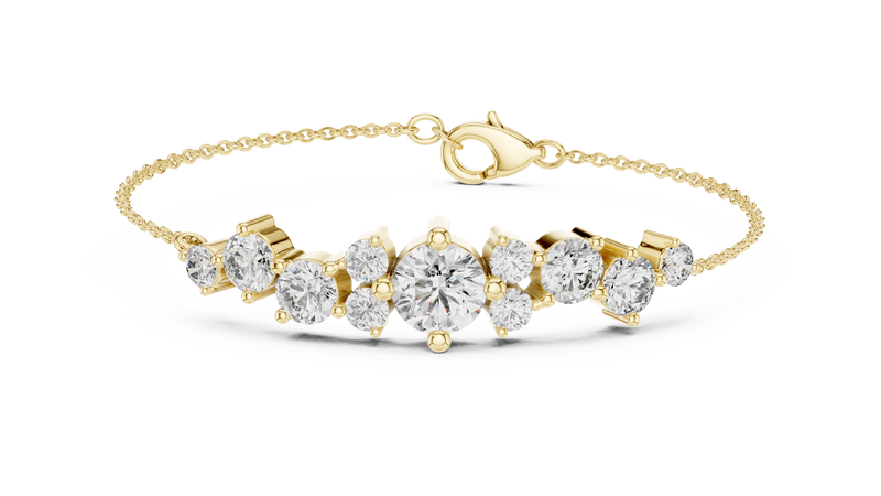 Bracelet GLBR-0037@7 - Yellow Gold - Image