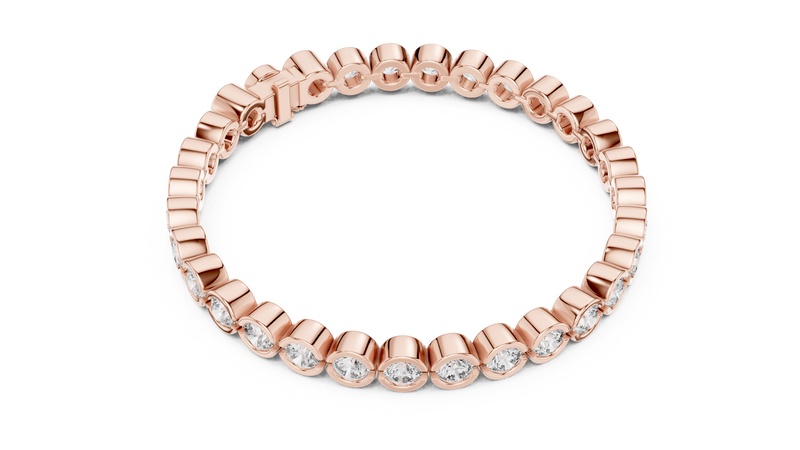 Bracelet GLBR-0038@7 - Rose Gold - Image