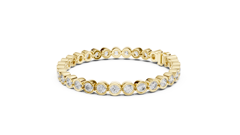 Bracelet GLBR-0038@7 - Yellow Gold - Image
