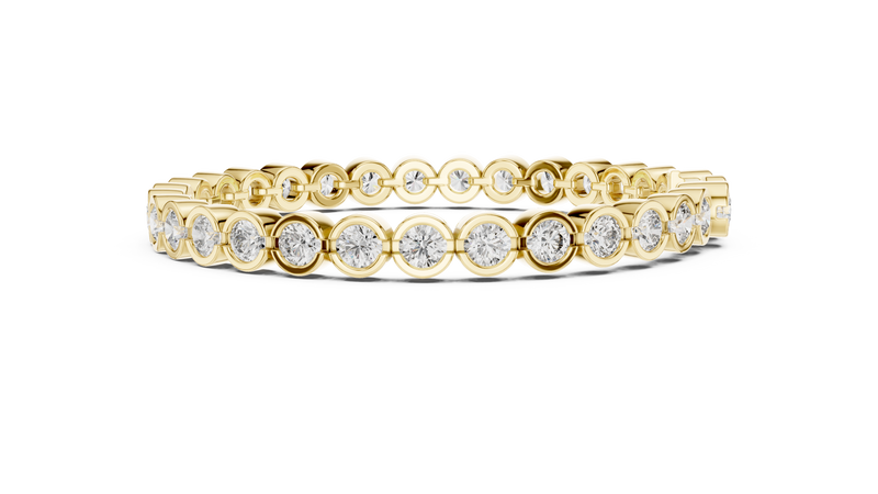 Bracelet GLBR-0038@7 - Yellow Gold - Image
