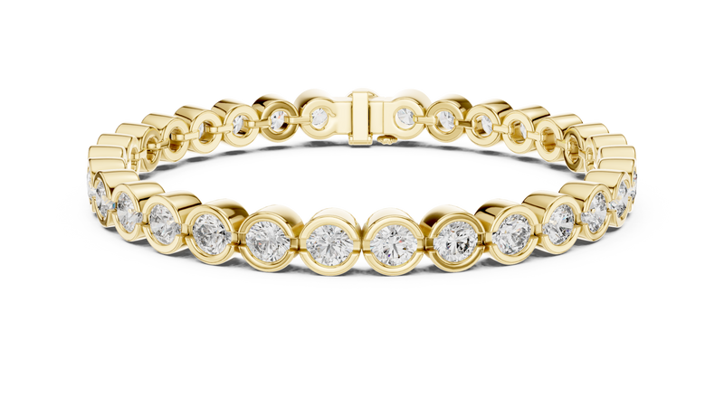 Bracelet GLBR-0038@7 - Yellow Gold - Image