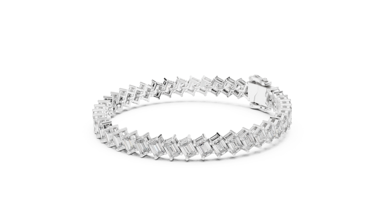 Bracelet GLBR-0039@7 - White Gold - Image