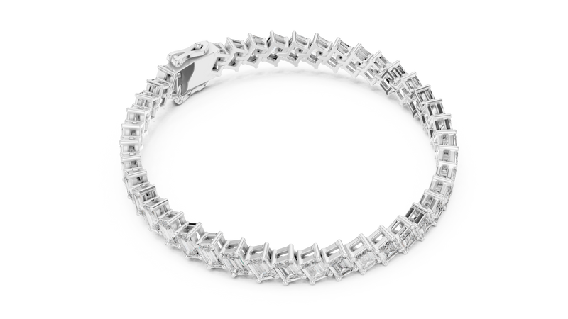 Bracelet GLBR-0039@7 - White Gold - Image