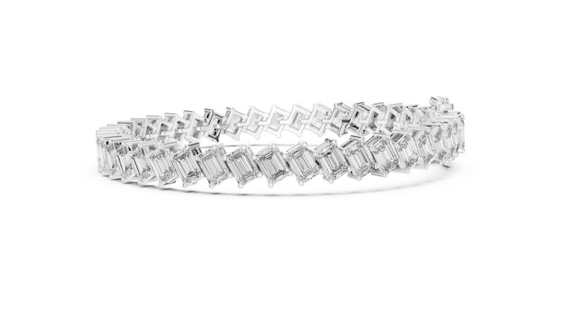 Bracelet GLBR-0039@7 - White Gold - Image