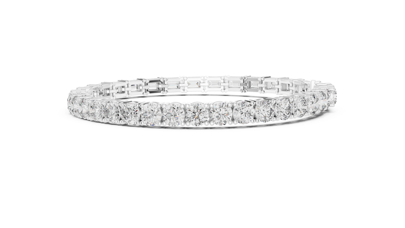 Bracelet GLBR-0040@7 - White Gold - Image