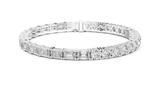 Bracelet GLBR-0040@7 - White Gold - Image