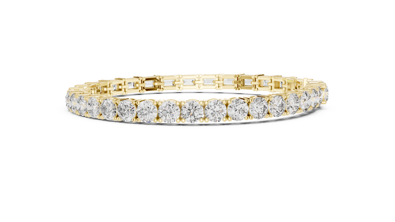 Bracelet GLBR-0040@7 - Yellow Gold - Image