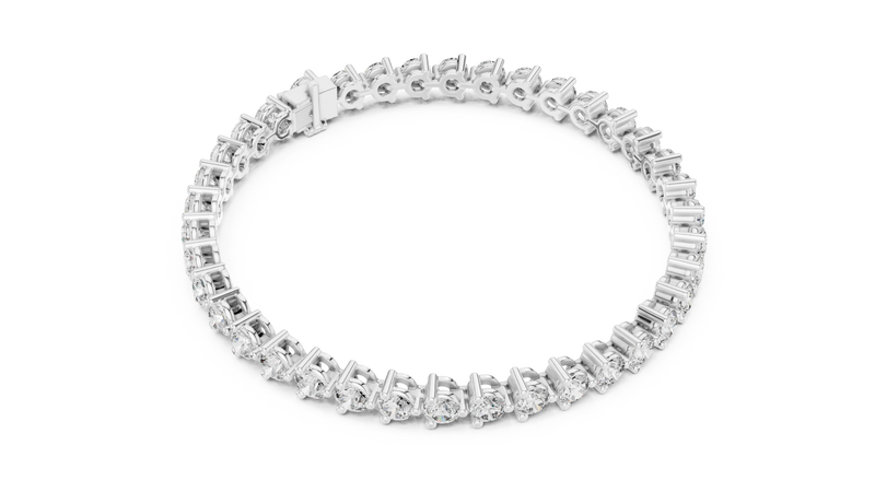 Bracelet GLBR-0041@7 - White Gold - Image