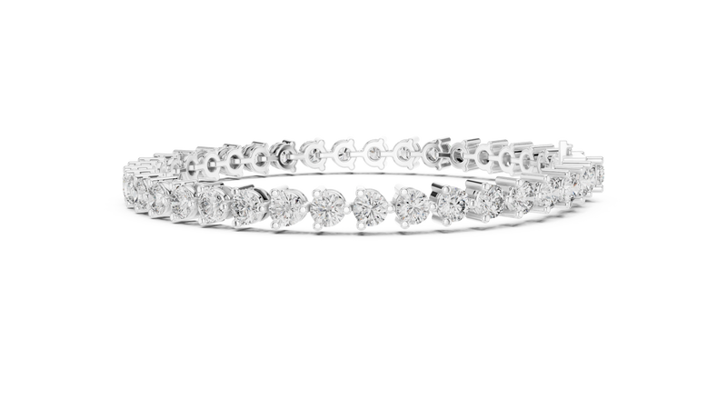Bracelet GLBR-0041@7 - White Gold - Image