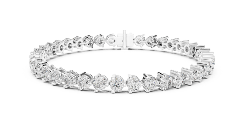 Bracelet GLBR-0041@7 - White Gold - Image