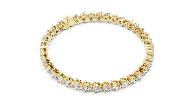 Bracelet GLBR-0041@7 - Yellow Gold - Image