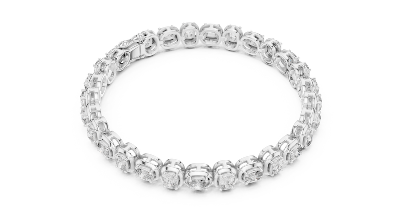 Bracelet GLBR-0042@7 - White Gold - Image