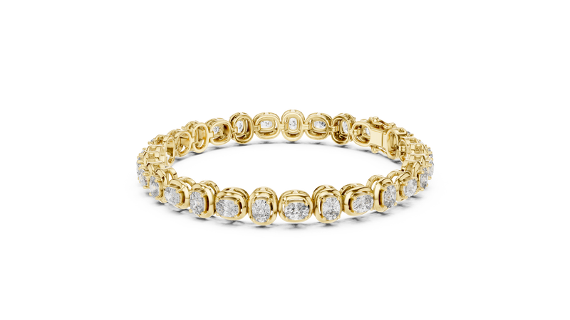 Bracelet GLBR-0042@7 - Yellow Gold - Image