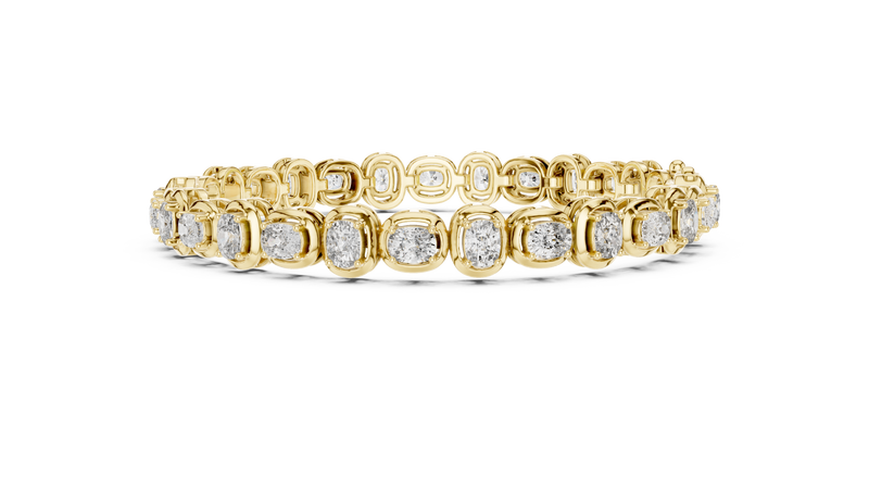 Bracelet GLBR-0042@7 - Yellow Gold - Image