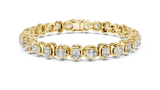 Bracelet GLBR-0042@7 - Yellow Gold - Image