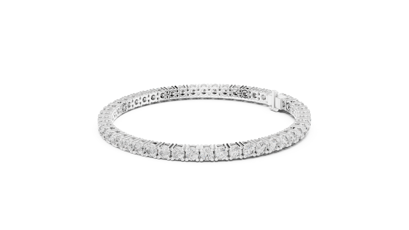 Bracelet GLBR-0043@7 - White Gold - Image