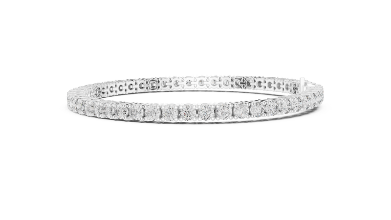 Bracelet GLBR-0043@7 - White Gold - Image