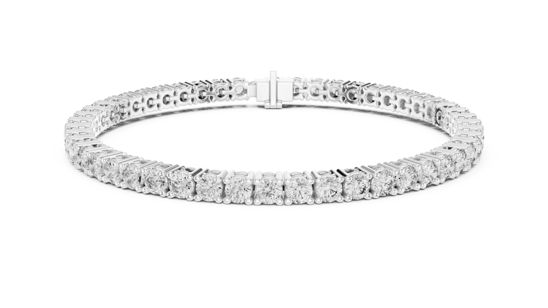 Bracelet GLBR-0043@7 - White Gold - Image