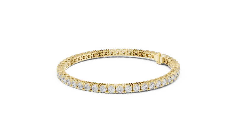Bracelet GLBR-0043@7 - Yellow Gold - Image