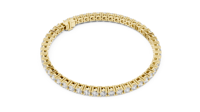 Bracelet GLBR-0043@7 - Yellow Gold - Image