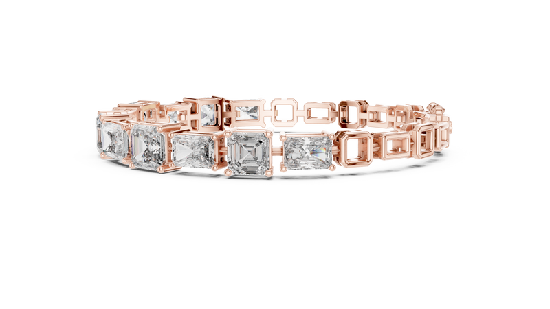 Bracelet GLBR-0045@7 - Rose Gold - Image