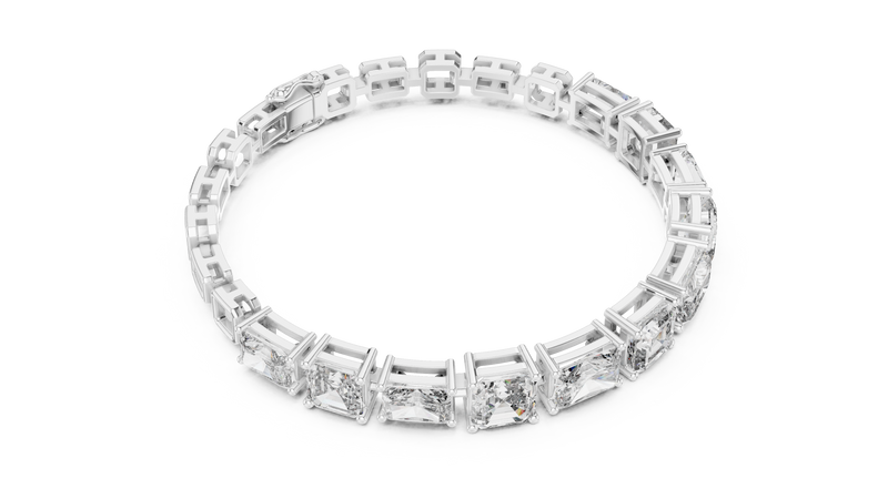 Bracelet GLBR-0045@7 - White Gold - Image