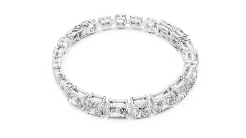 Bracelet GLBR-0045@7 - White Gold - Image