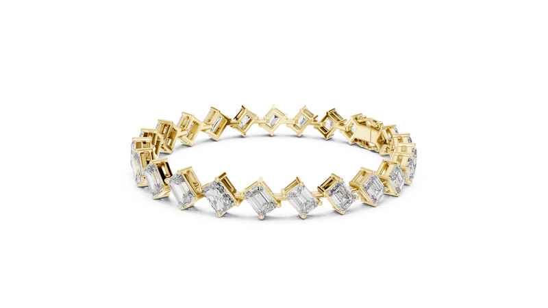 Bracelet GLBR-0046@7 - Yellow Gold - Image