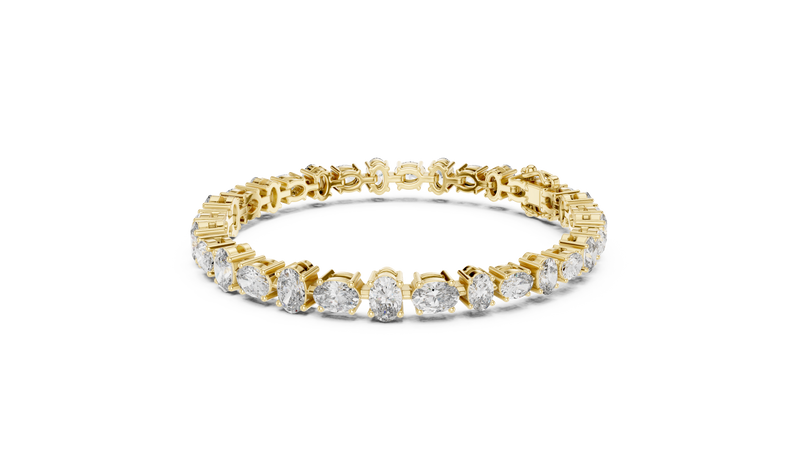 Bracelet GLBR-0047@7 - Yellow Gold - Image