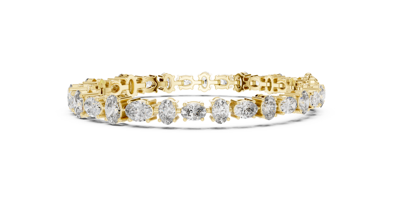 Bracelet GLBR-0047@7 - Yellow Gold - Image