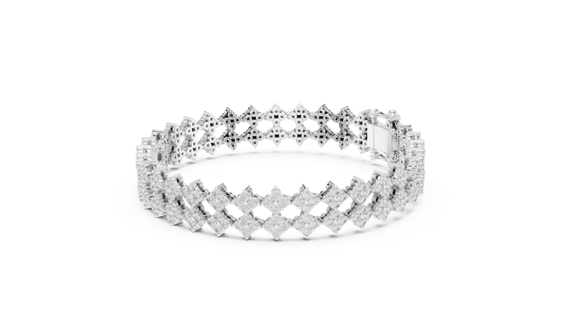 Bracelet GLBR-0052@7 - White Gold - Image