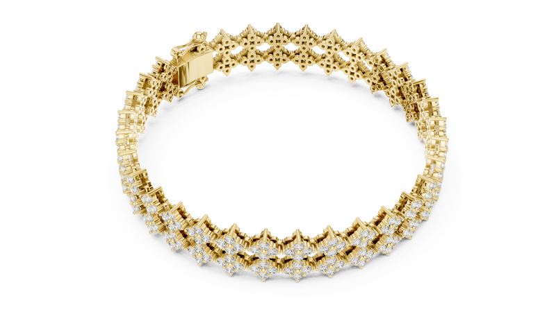 Bracelet GLBR-0052@7 - Yellow Gold - Image