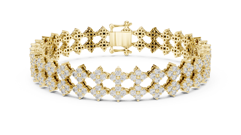 Bracelet GLBR-0052@7 - Yellow Gold - Image