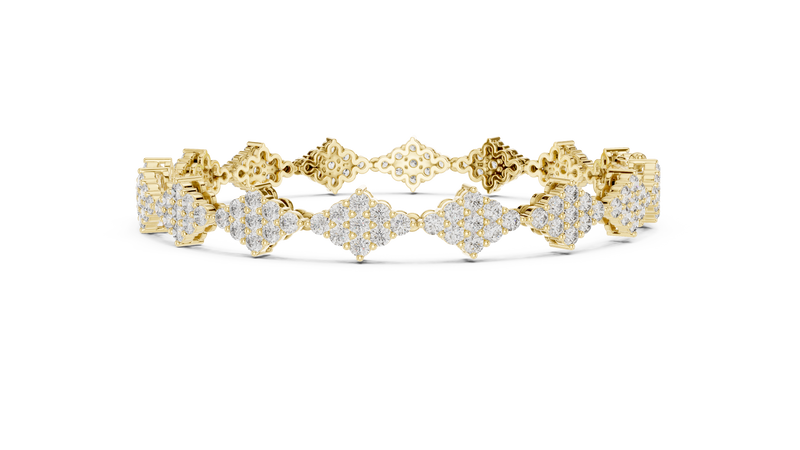 Bracelet GLBR-0053@7 - Yellow Gold - Image