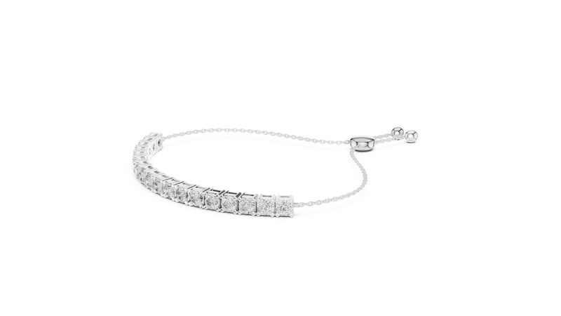Bracelet GLBR-0068 - White Gold - Image