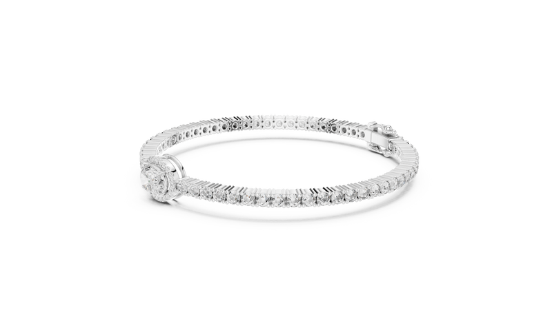 Bracelet GLBR-0086 - White Gold - Image