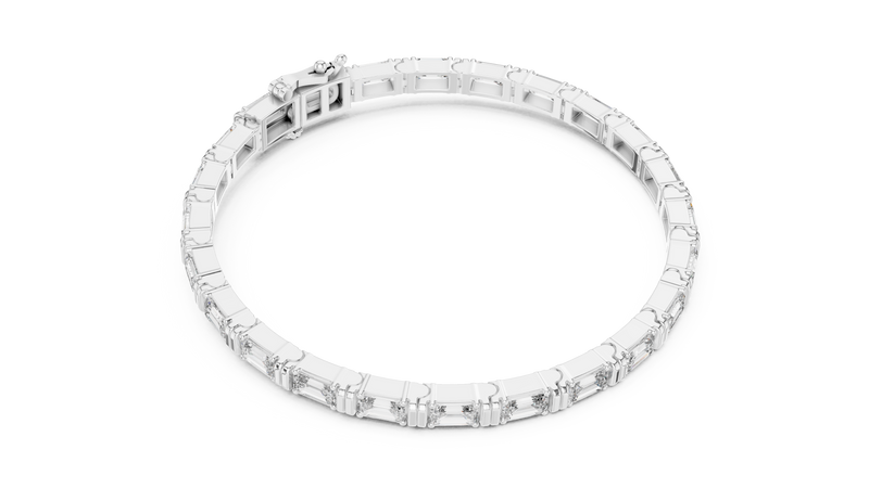 Bracelet GLBR-0113 - White Gold - Image
