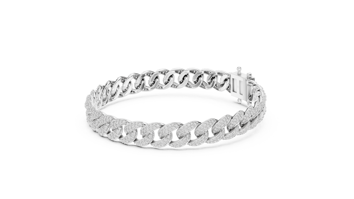 Bracelet GLBR-0116 - White Gold - Image