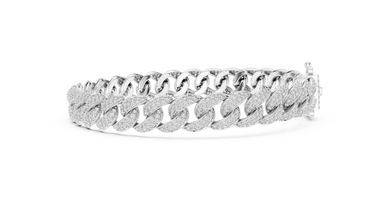 Bracelet GLBR-0116 - White Gold - Image