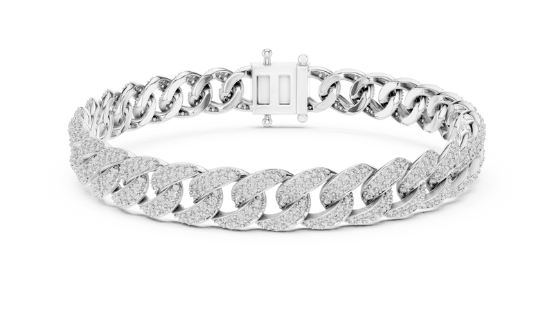 Bracelet GLBR-0116 - White Gold - Image