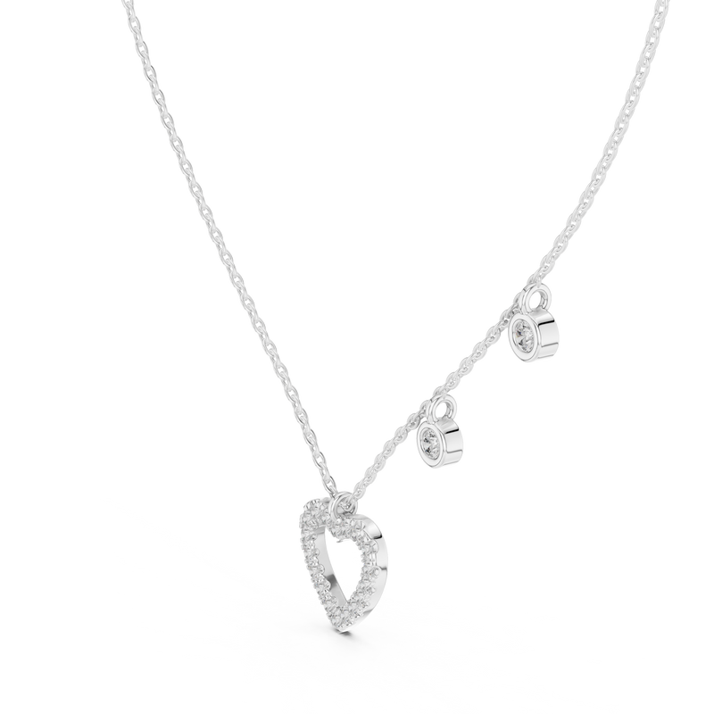 Necklace GNK-0001@7 - White Gold - Image