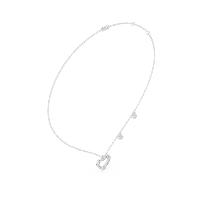 Necklace GNK-0001@7 - White Gold - Image