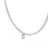 Necklace GNK-0002@7 - White Gold - Image