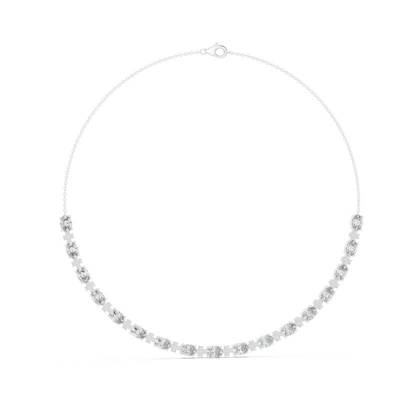 Necklace GNK-0003@7 - White Gold - Image