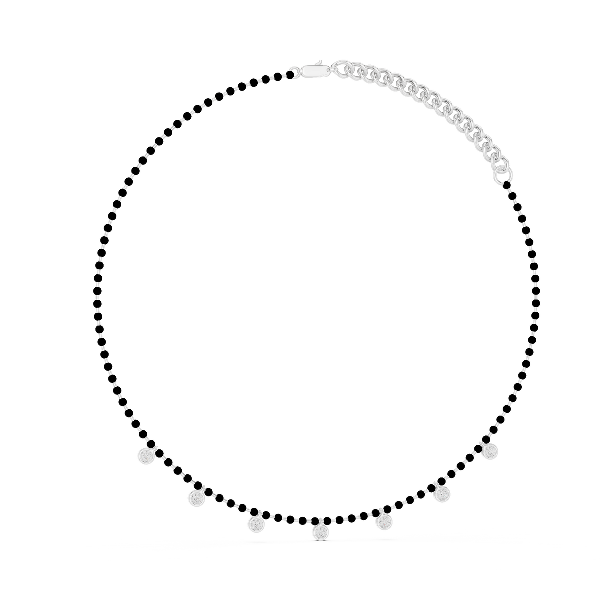 Necklace GNK-0009 - White Gold - Image