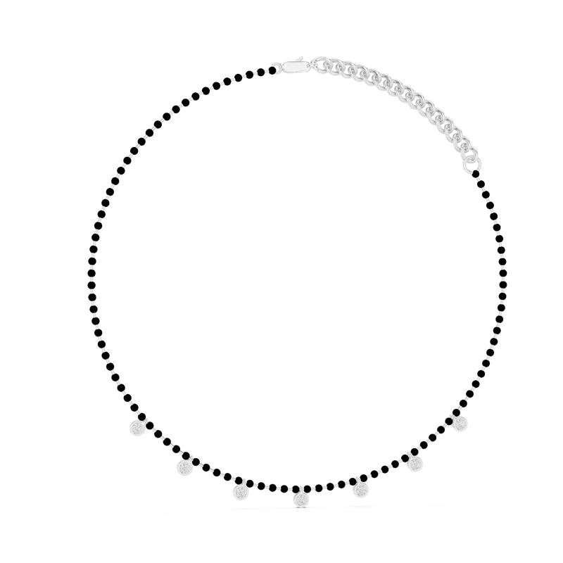 Necklace GNK-0009 - White Gold - Image
