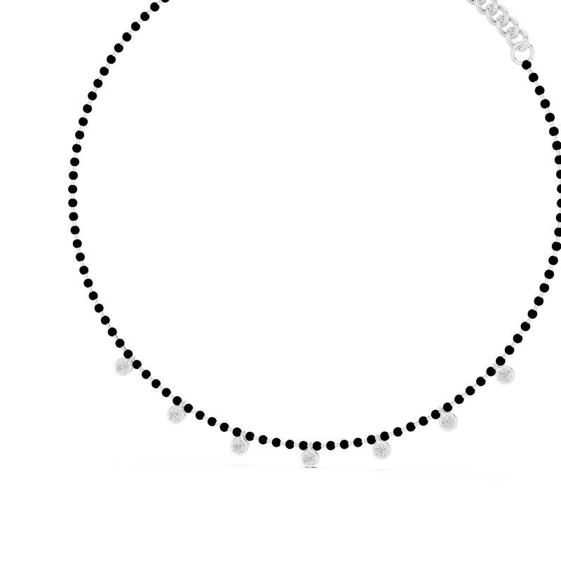 Necklace GNK-0009 - White Gold - Image