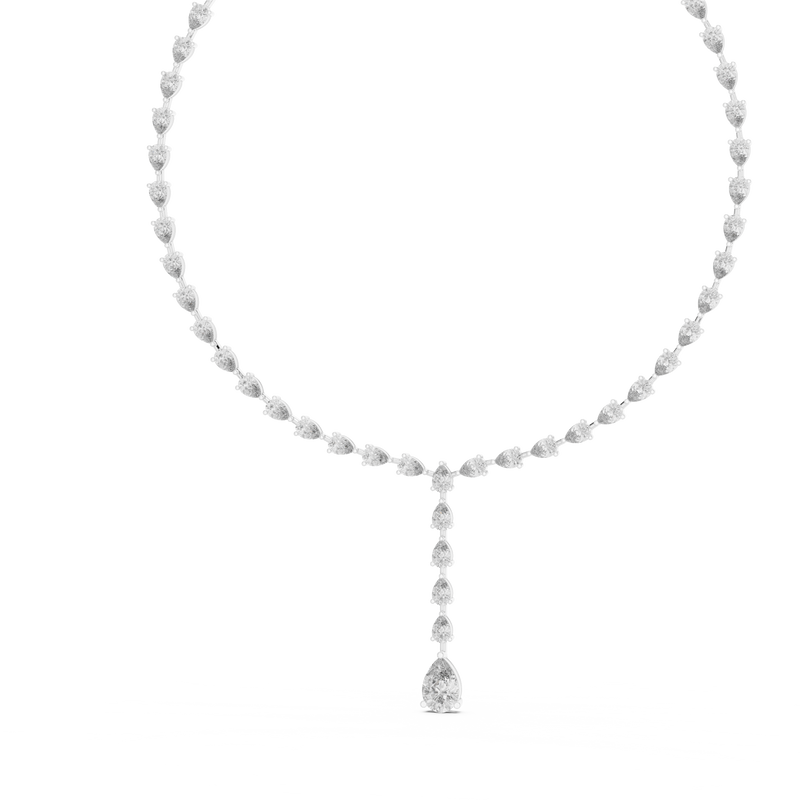 Necklace GNK-0017@7 - White Gold - Image
