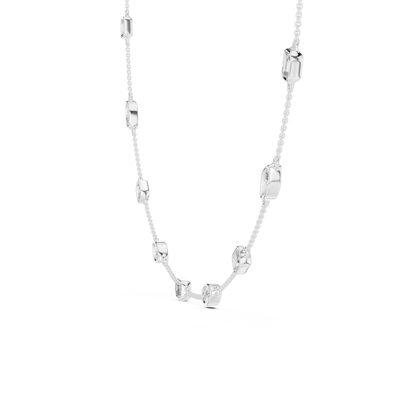 Necklace GNK-0018@7 - White Gold - Image