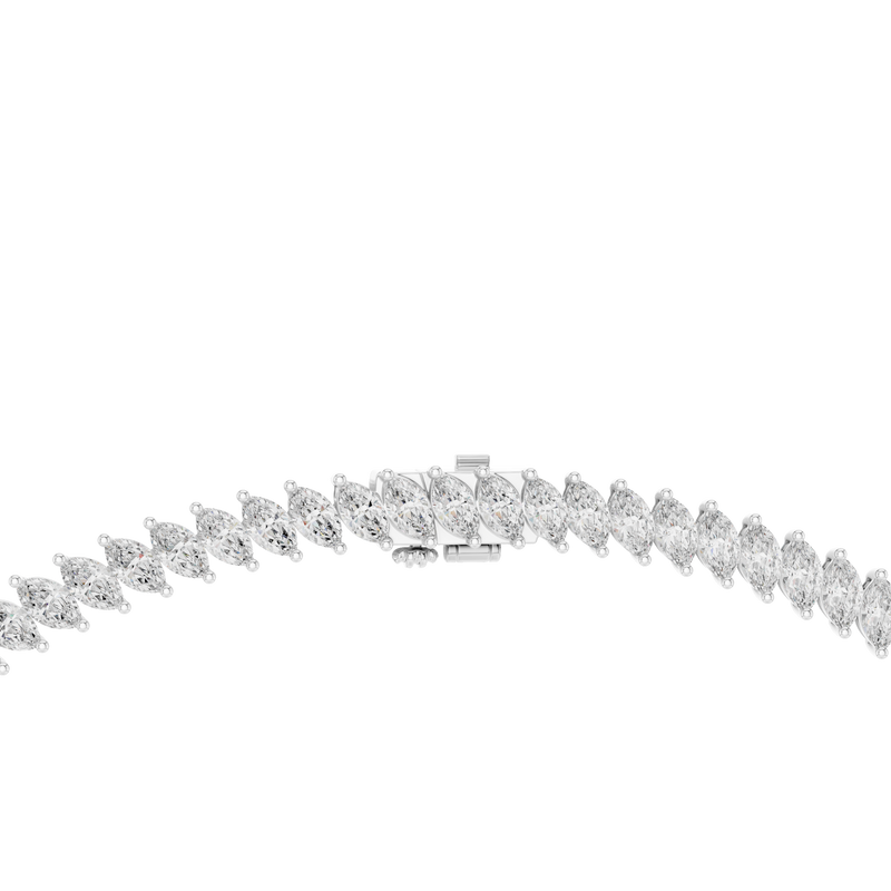 Necklace GNK-0019 - White Gold - Image